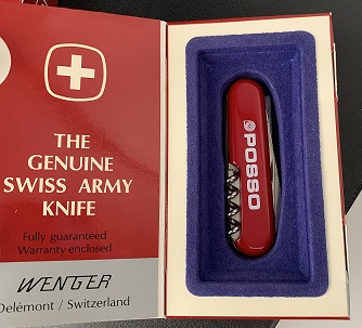 Swiss Army knife in boxe